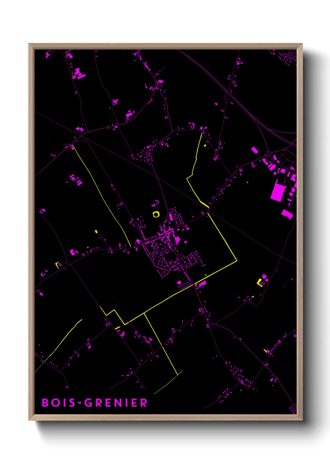 Un poster carteBois-Grenier