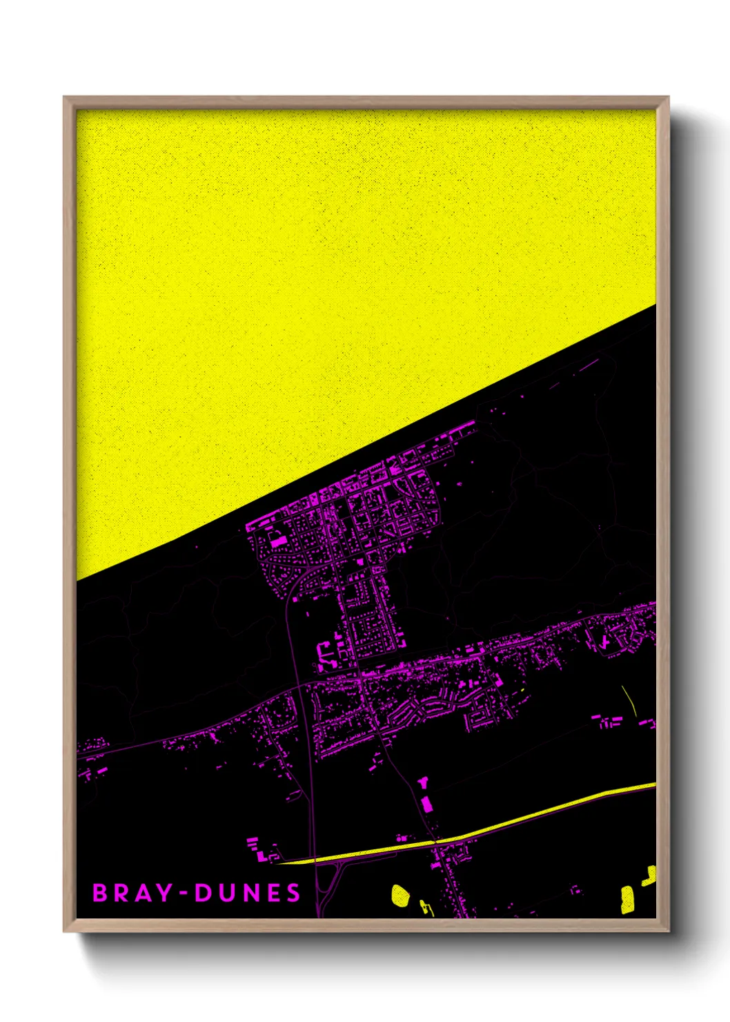 Un poster carteBray-Dunes