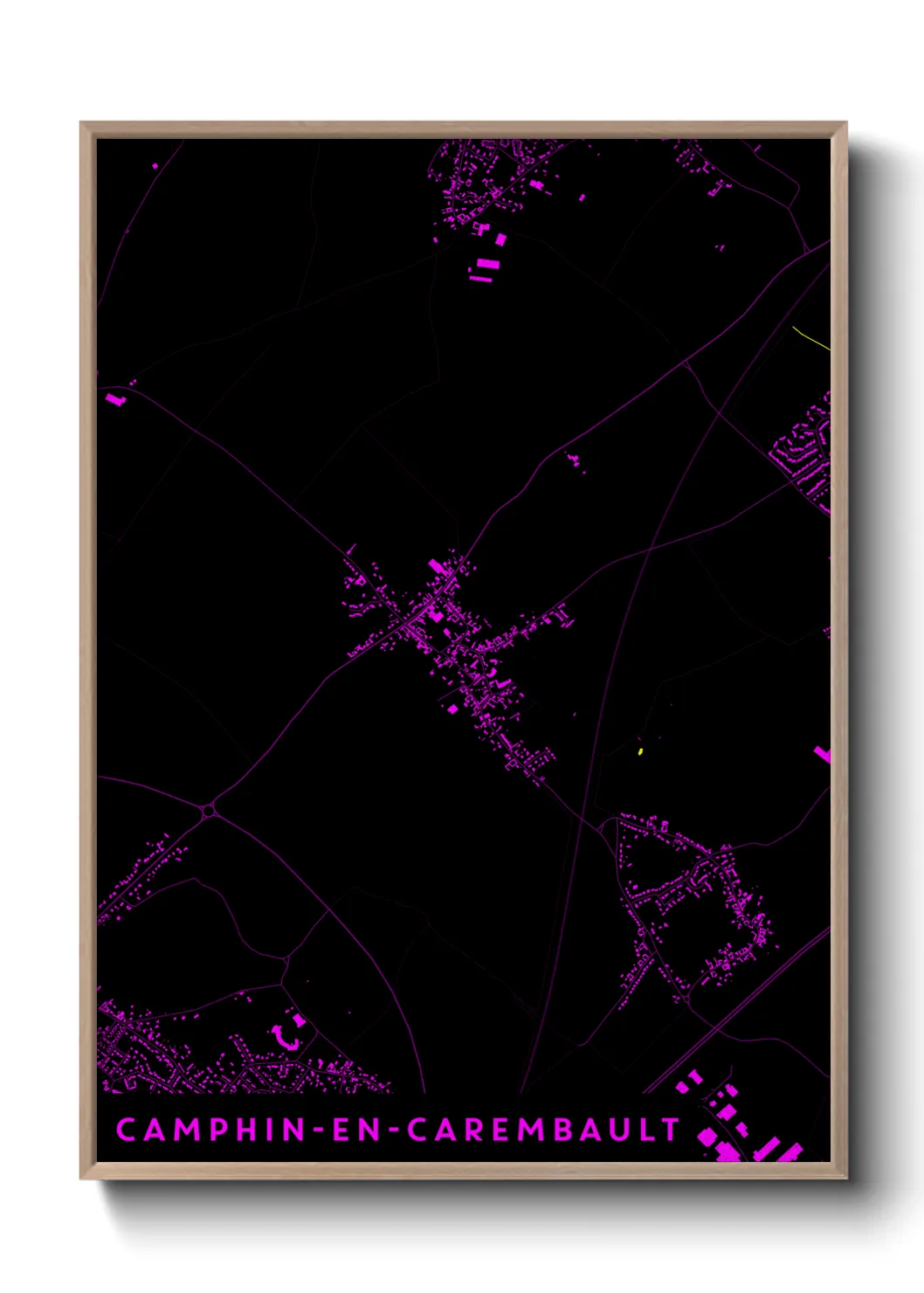 Un poster carteCamphin-en-Carembault