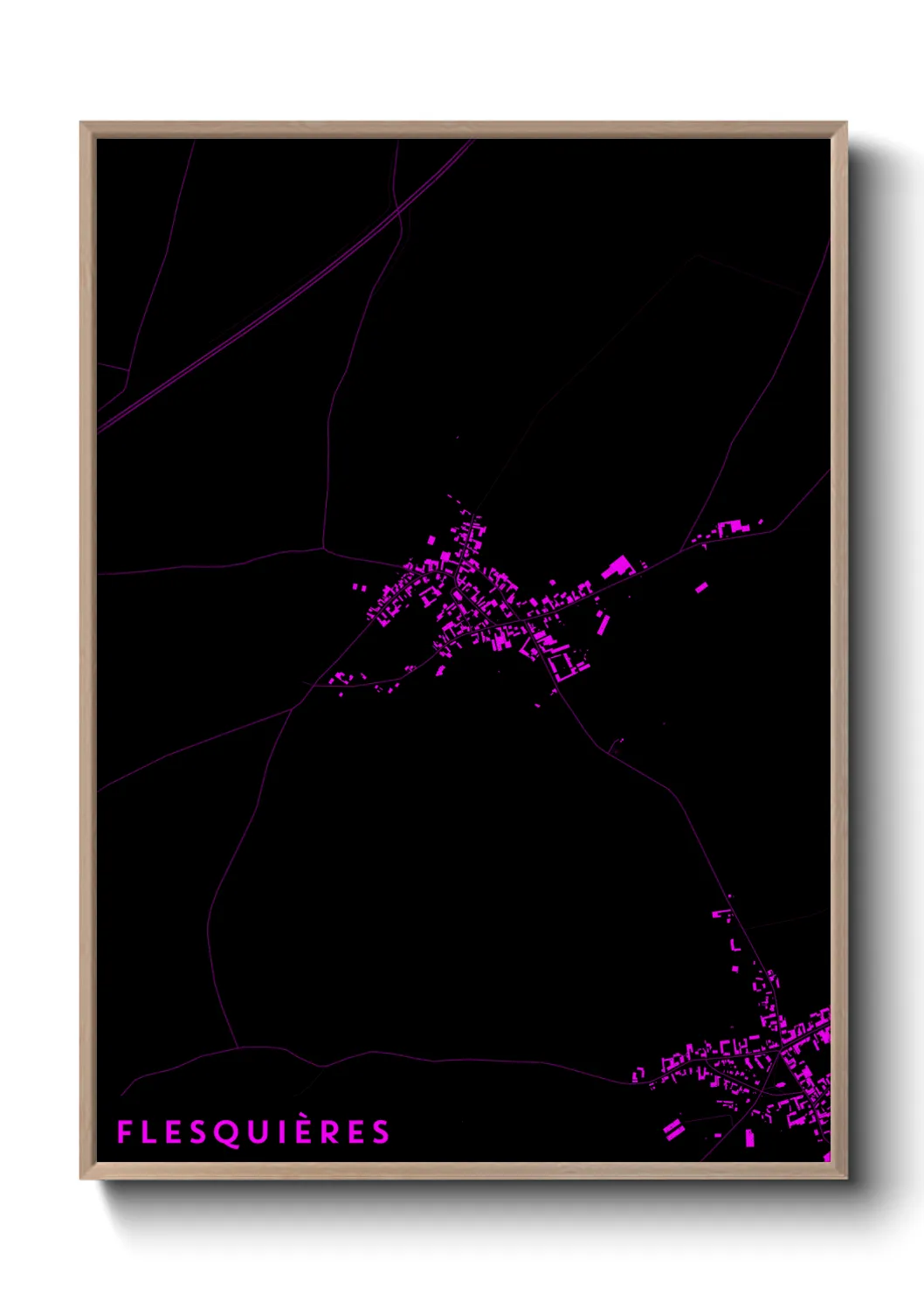 Une affiche de carte sur Flesquières