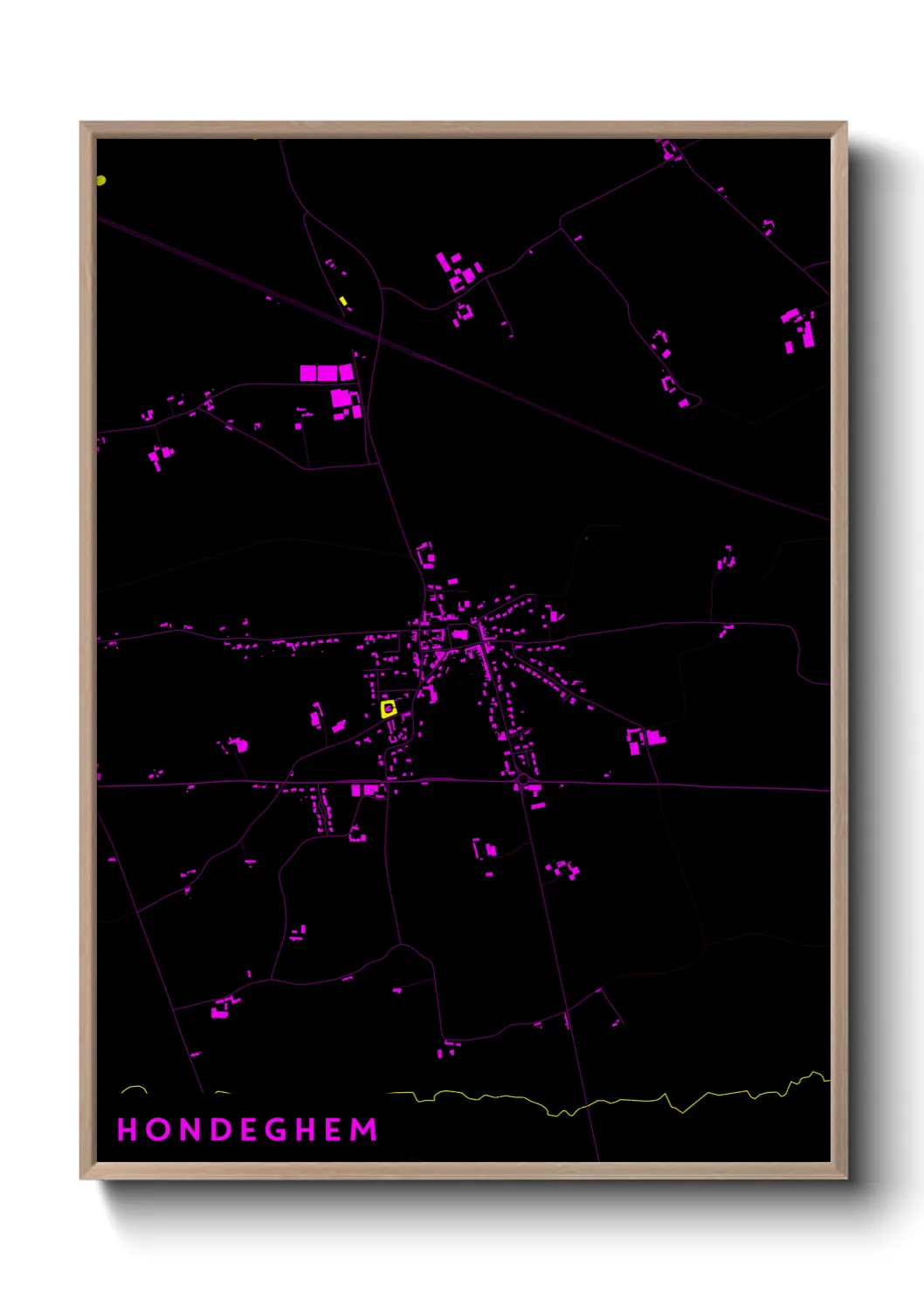 Un poster carteHondeghem