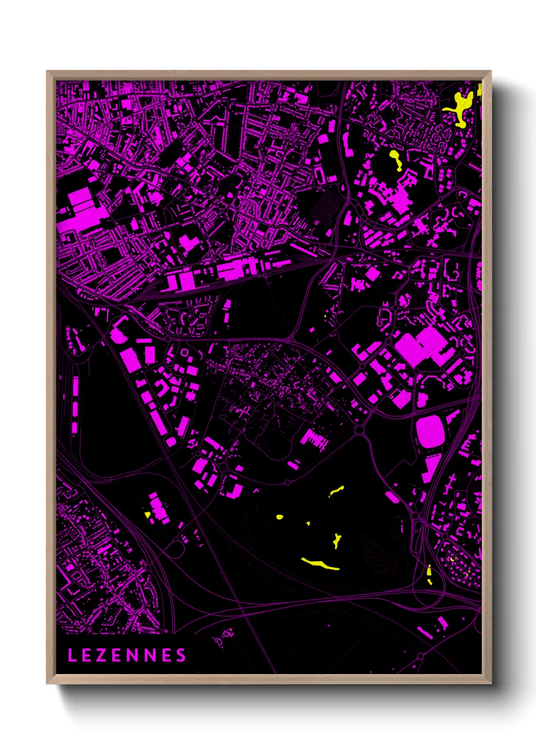 Un poster carteLezennes