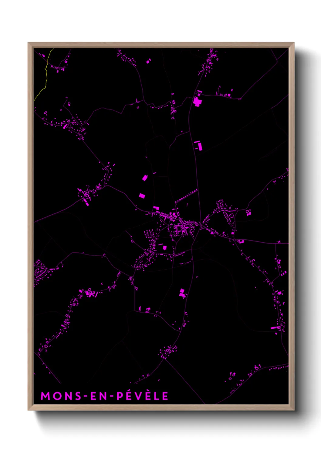 Un poster carteMons-en-Pévèle