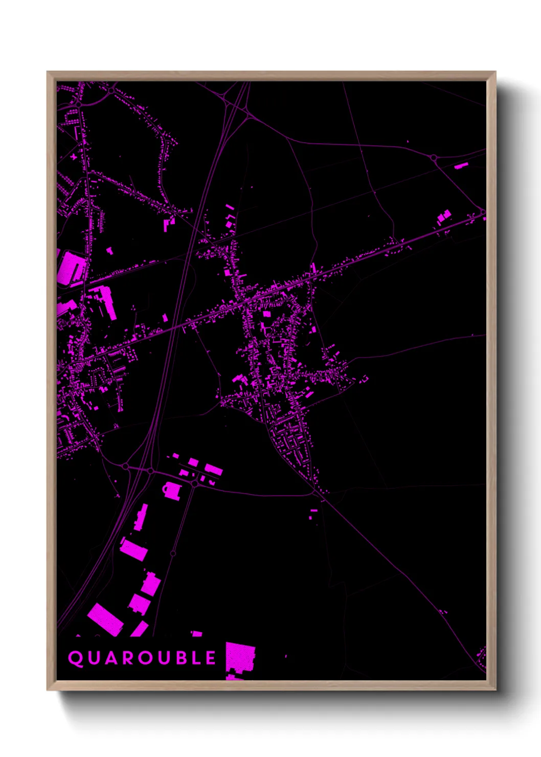 Une affiche de carte sur Quarouble
