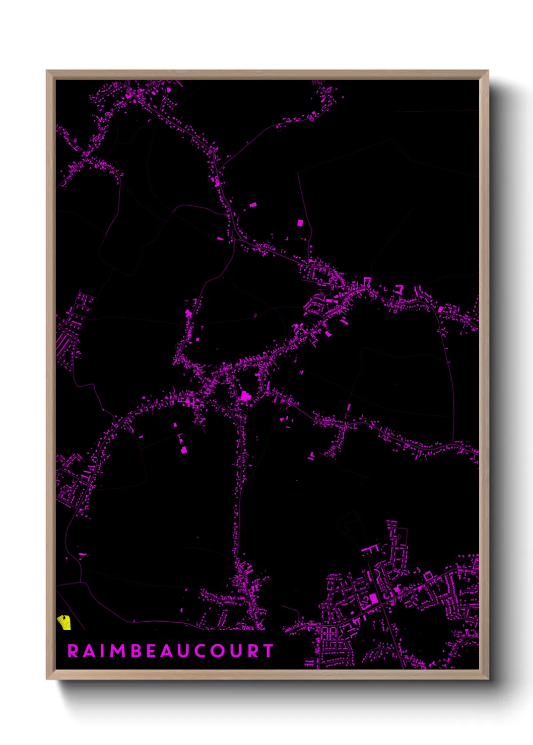 Un poster carteRaimbeaucourt