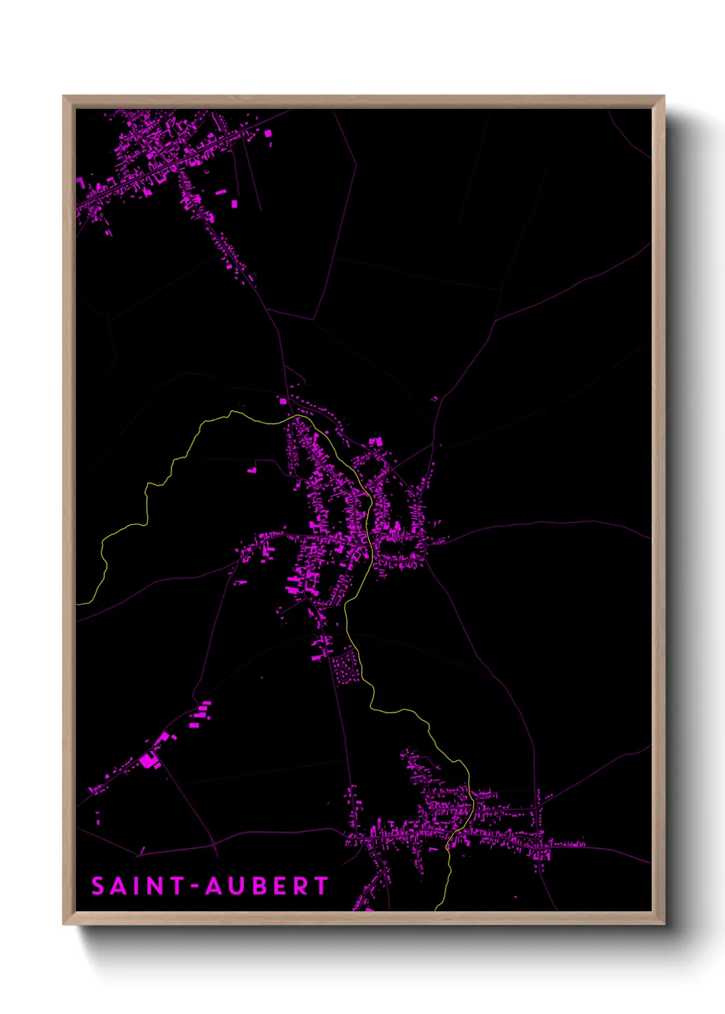 Un poster carteSaint-Aubert