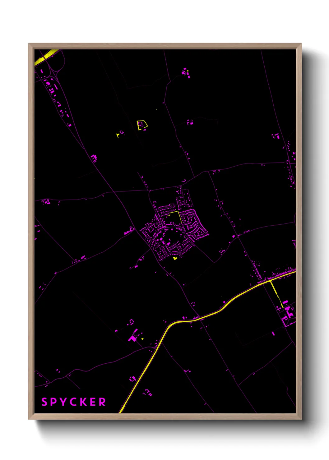 Une affiche de carte sur Spycker