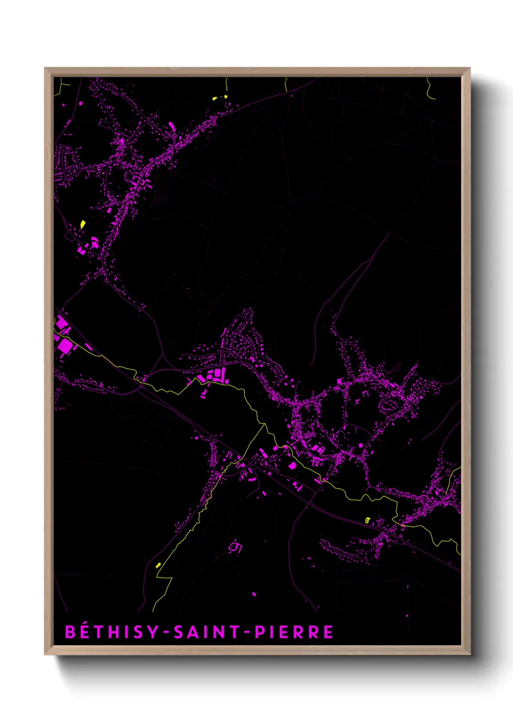 Un poster carteBéthisy-Saint-Pierre