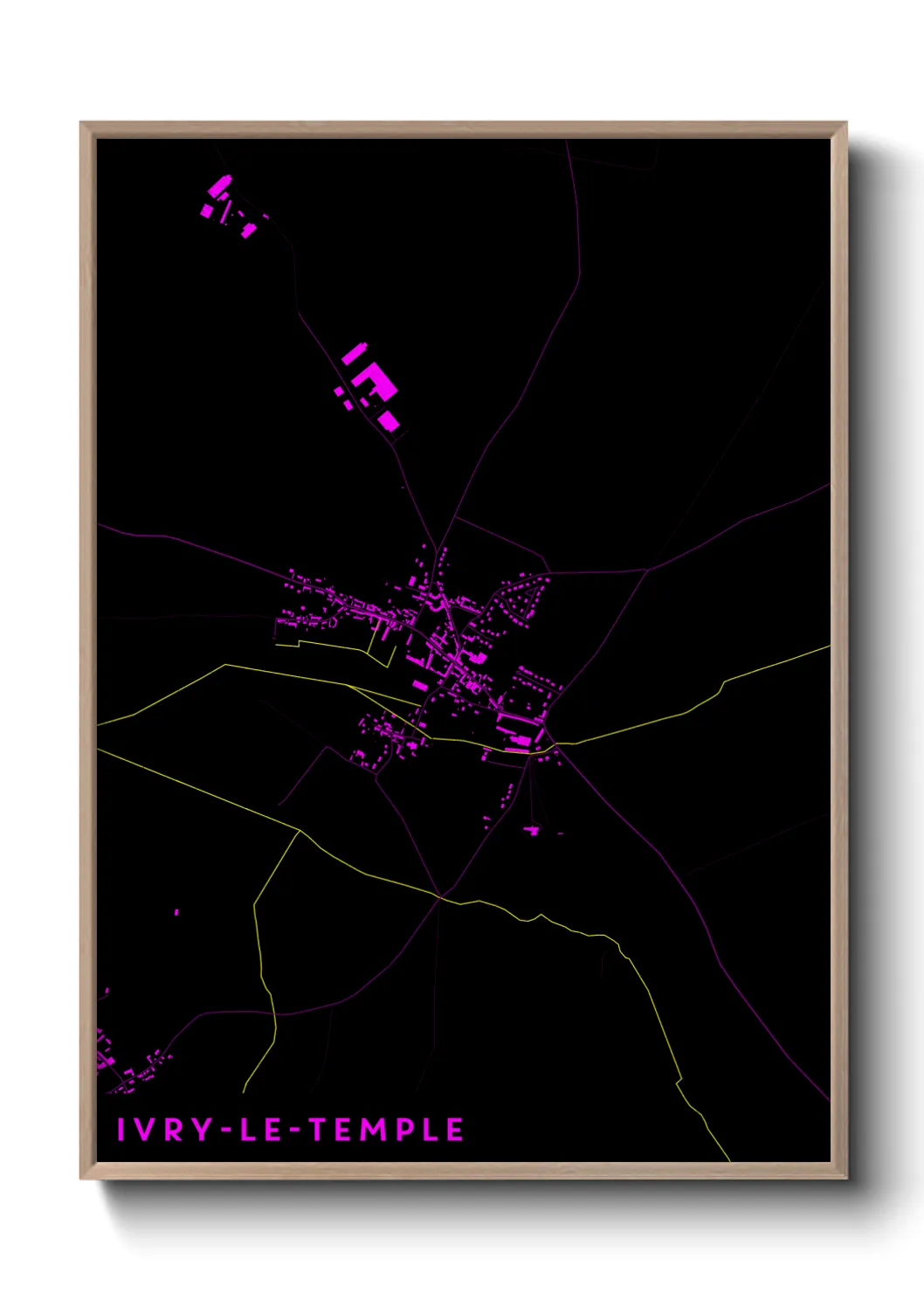 Un poster carteIvry-le-Temple