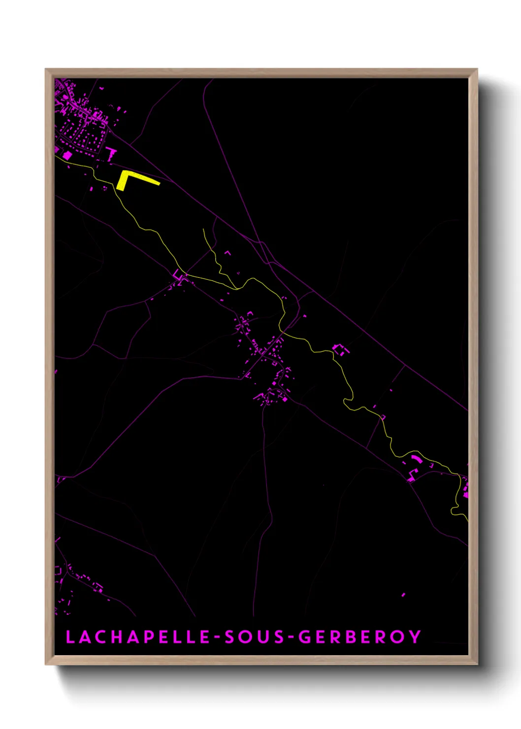 Un poster carteLachapelle-sous-Gerberoy