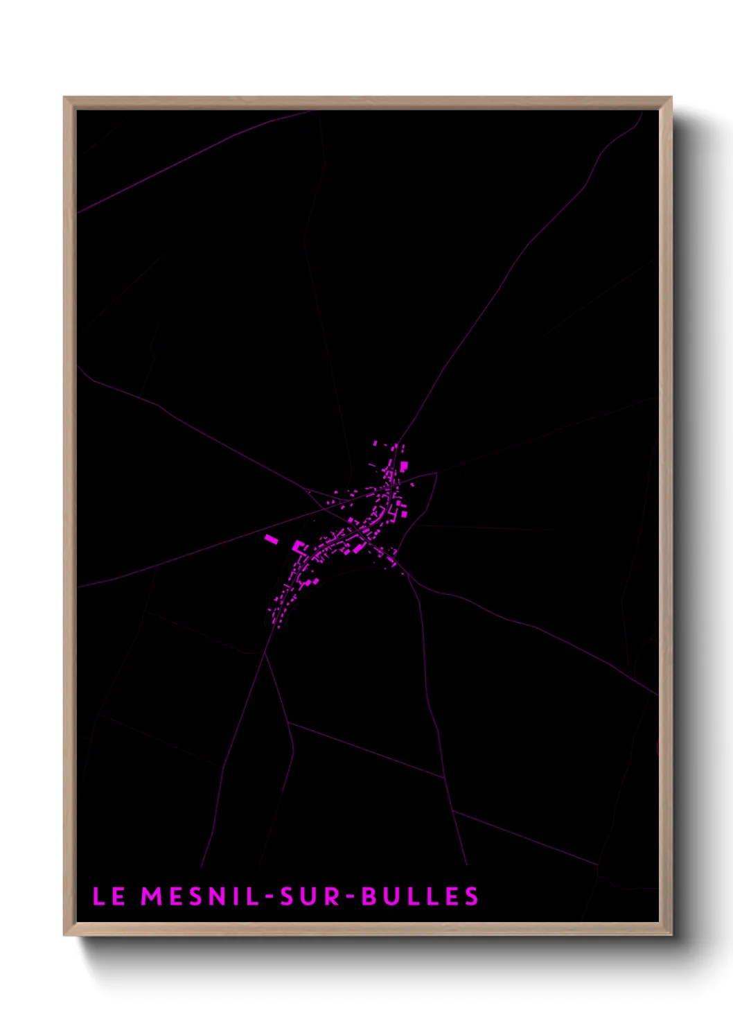 Un poster carteLe Mesnil-sur-Bulles