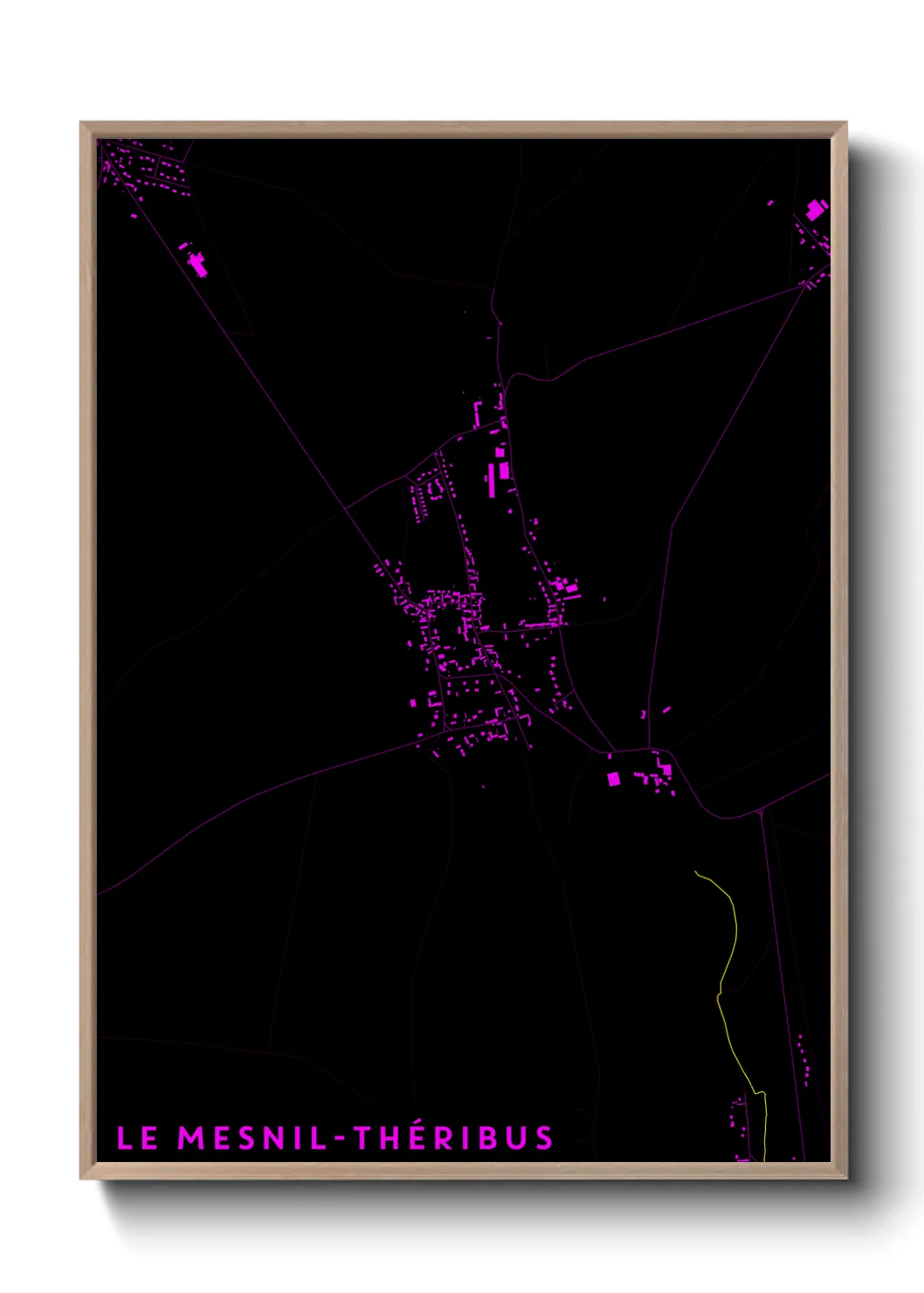 Un poster carteLe Mesnil-Théribus