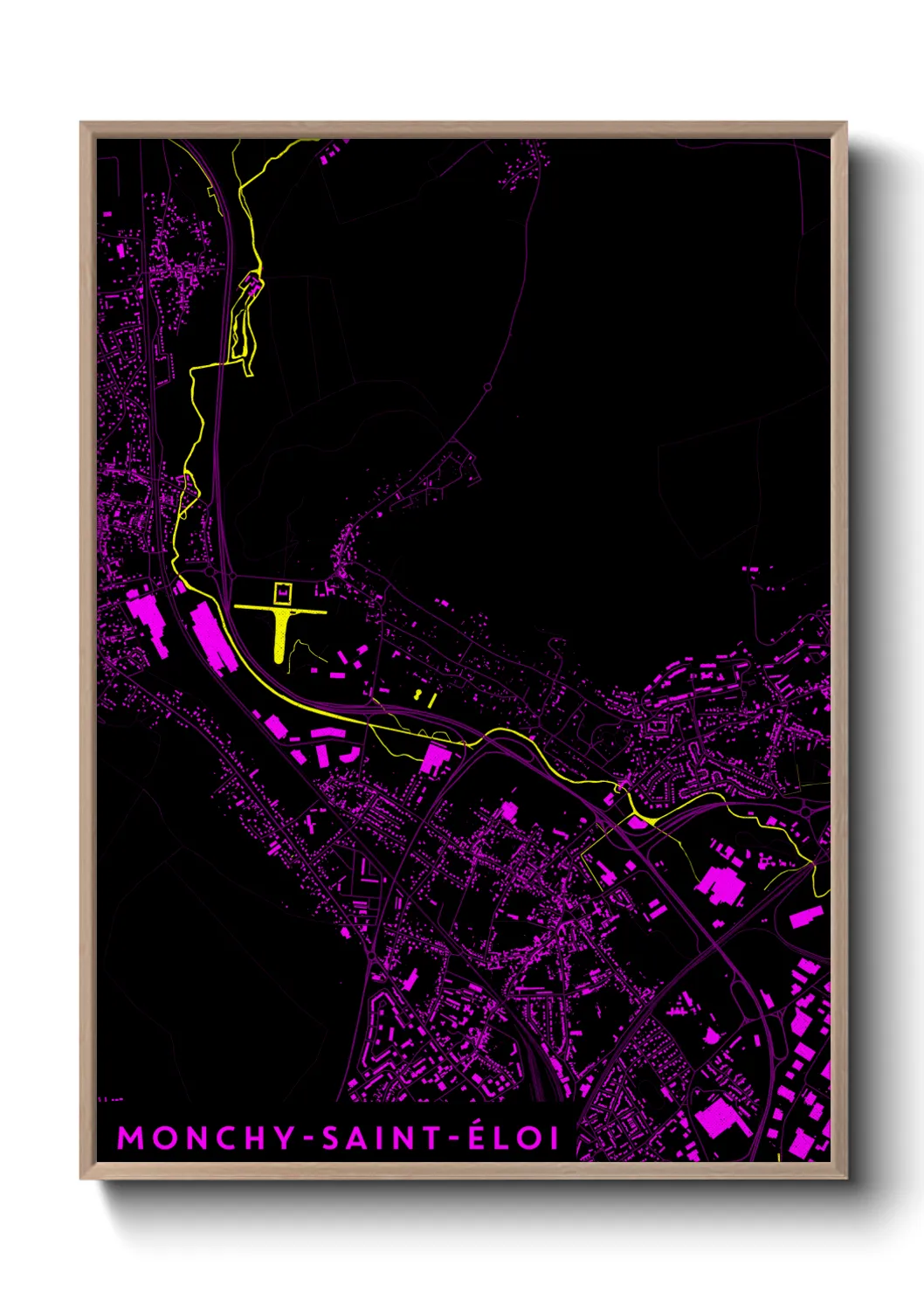 Un poster carteMonchy-Saint-Éloi