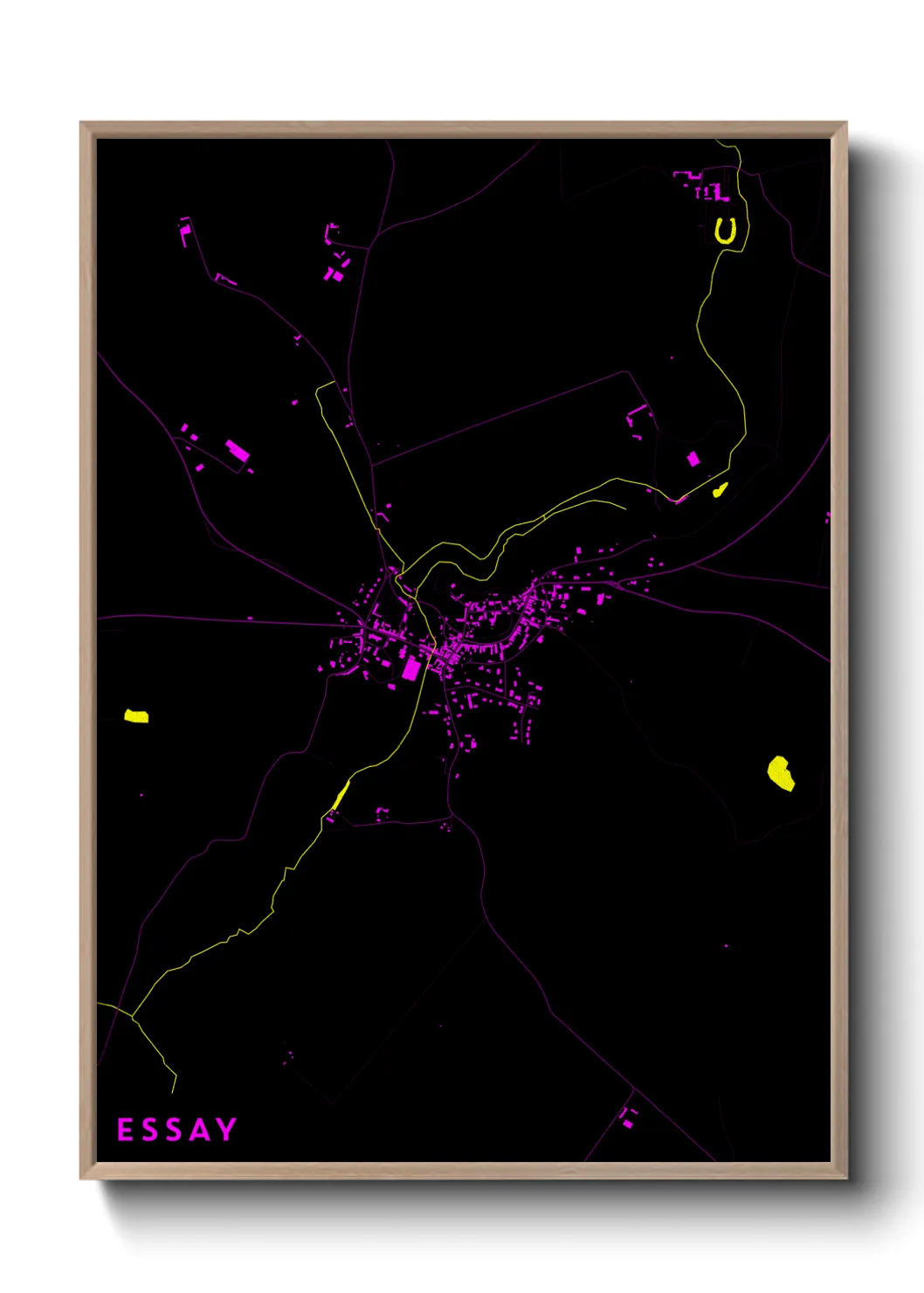 Une affiche de carte sur Essay