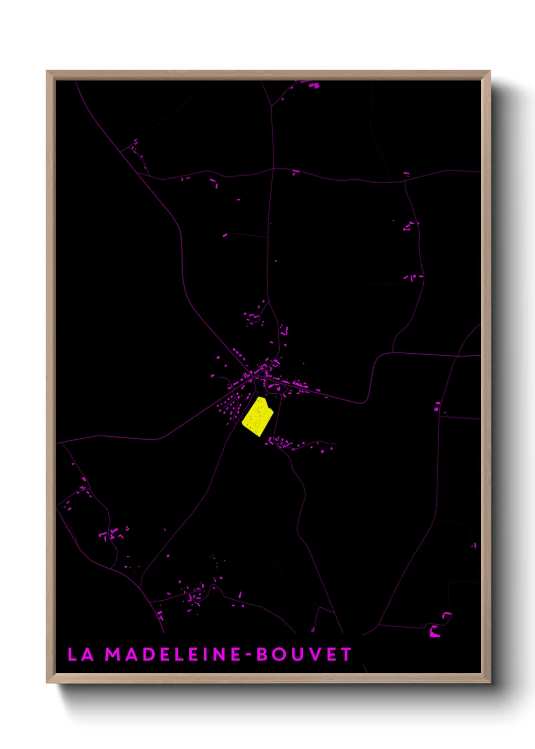 Un poster carteLa Madeleine-Bouvet