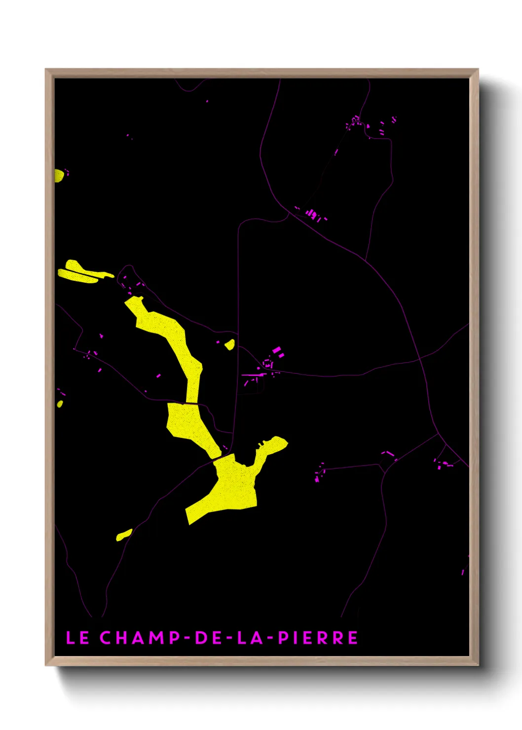 Un poster carteLe Champ-de-la-Pierre