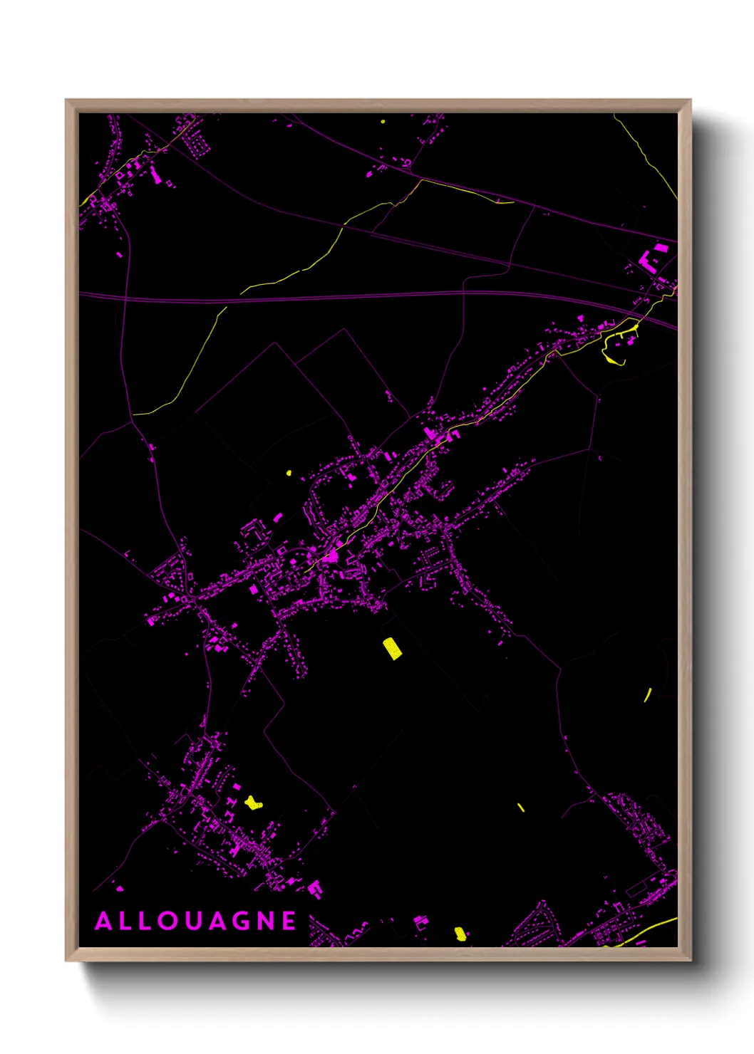 Un poster carteAllouagne