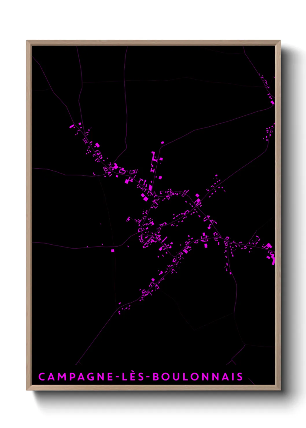 Un poster carteCampagne-lès-Boulonnais