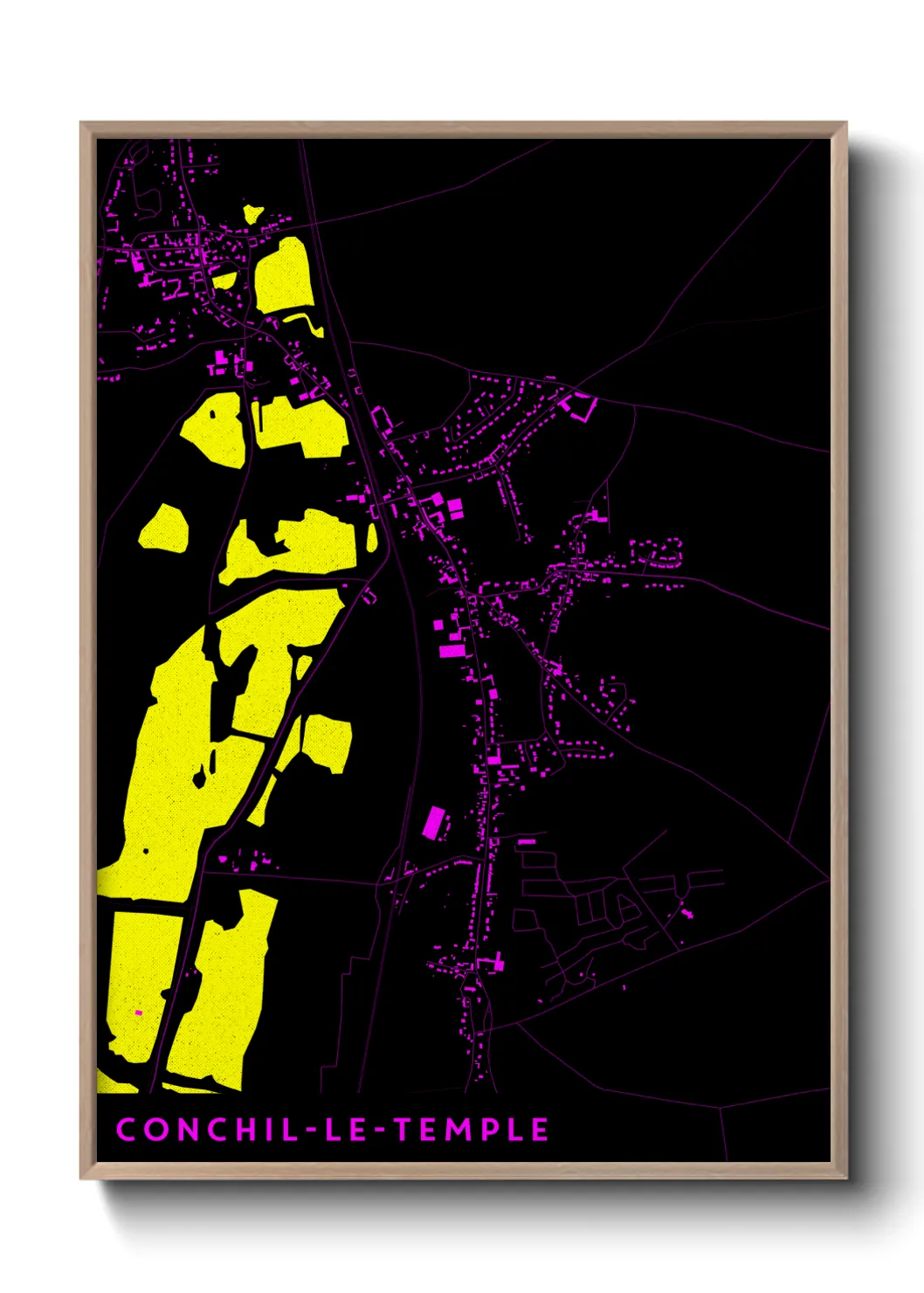 Un poster carteConchil-le-Temple