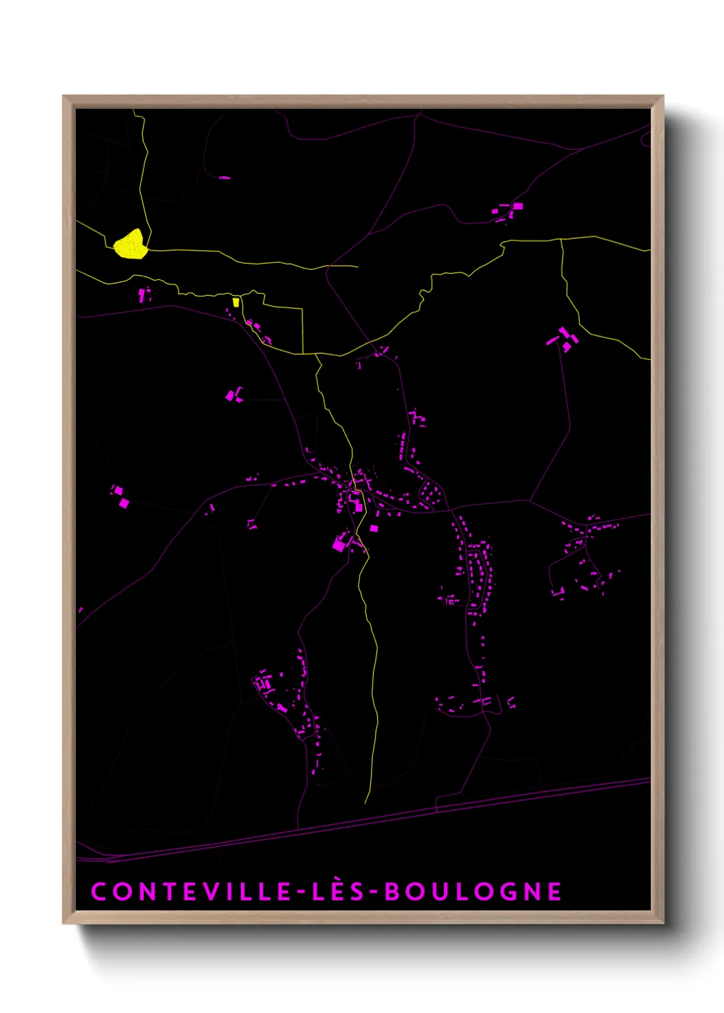 Un poster carteConteville-lès-Boulogne