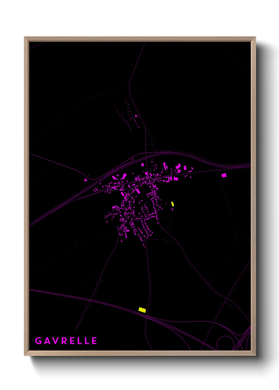 Une affiche de carte sur Gavrelle