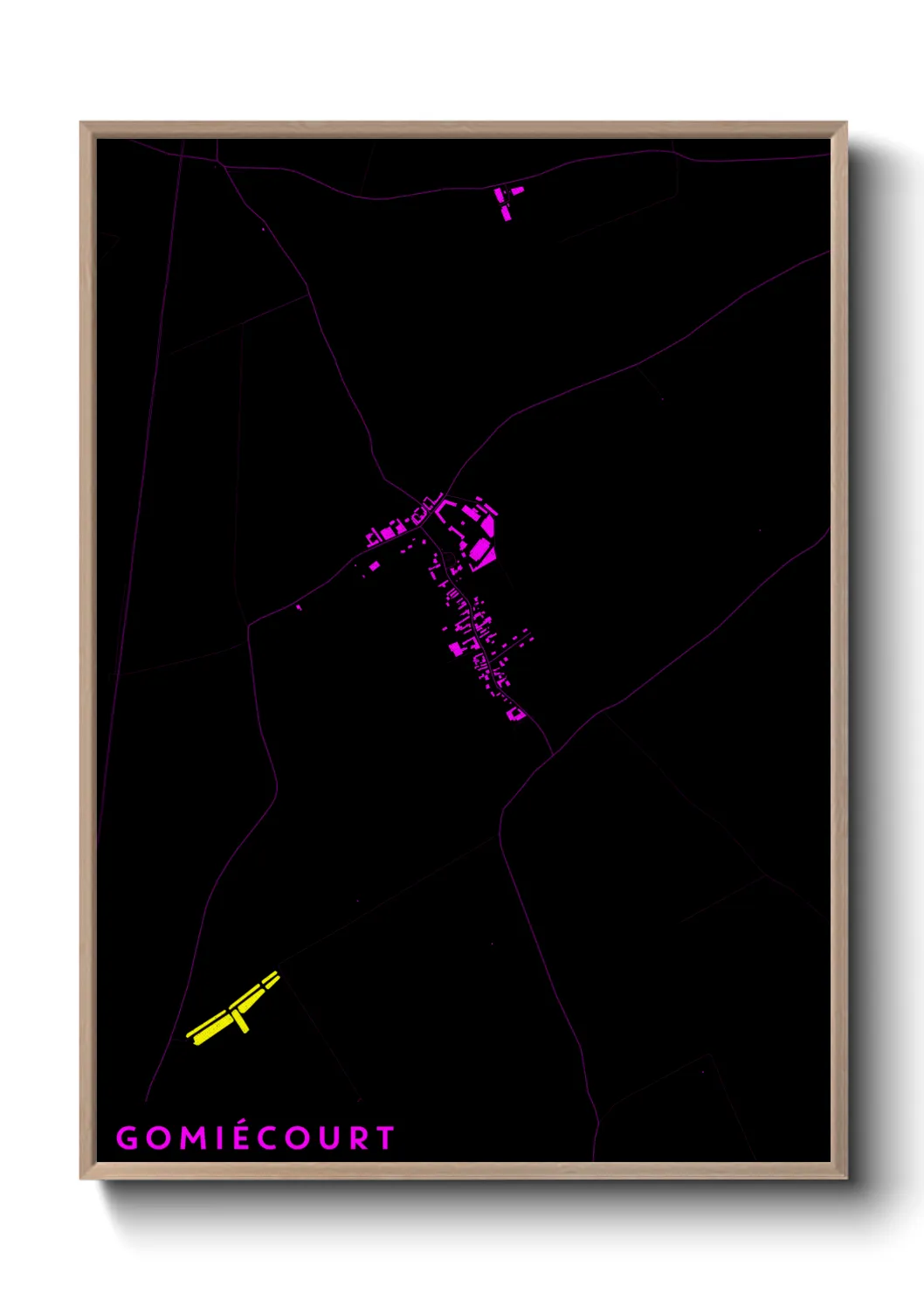 Un poster carteGomiécourt