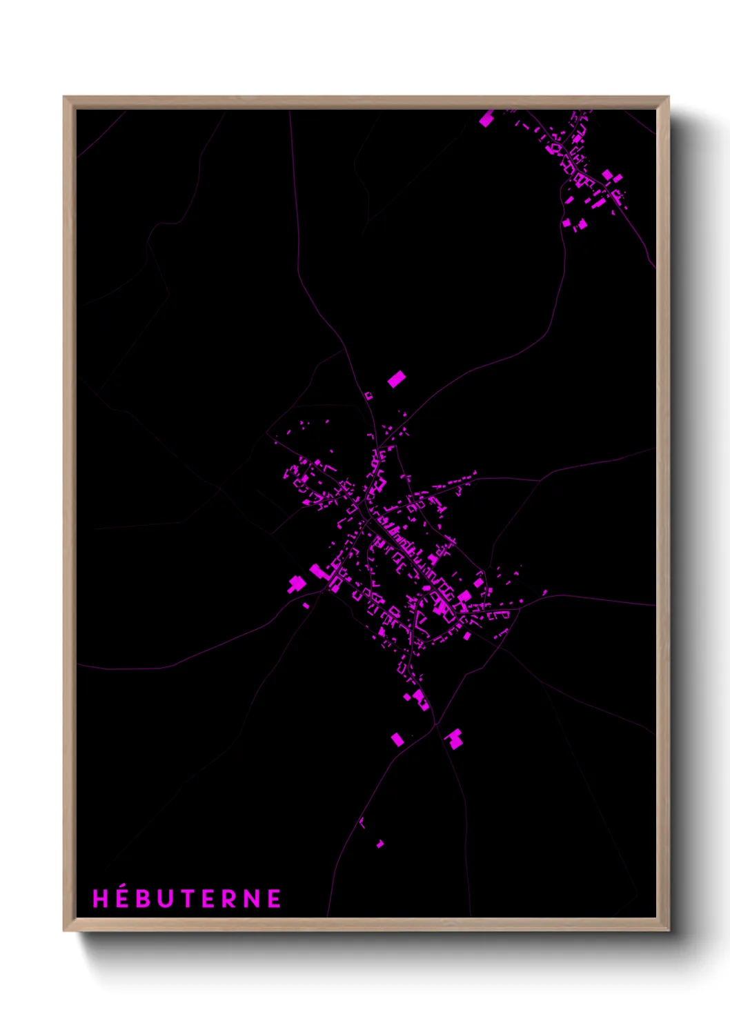Une affiche de carte sur Hébuterne