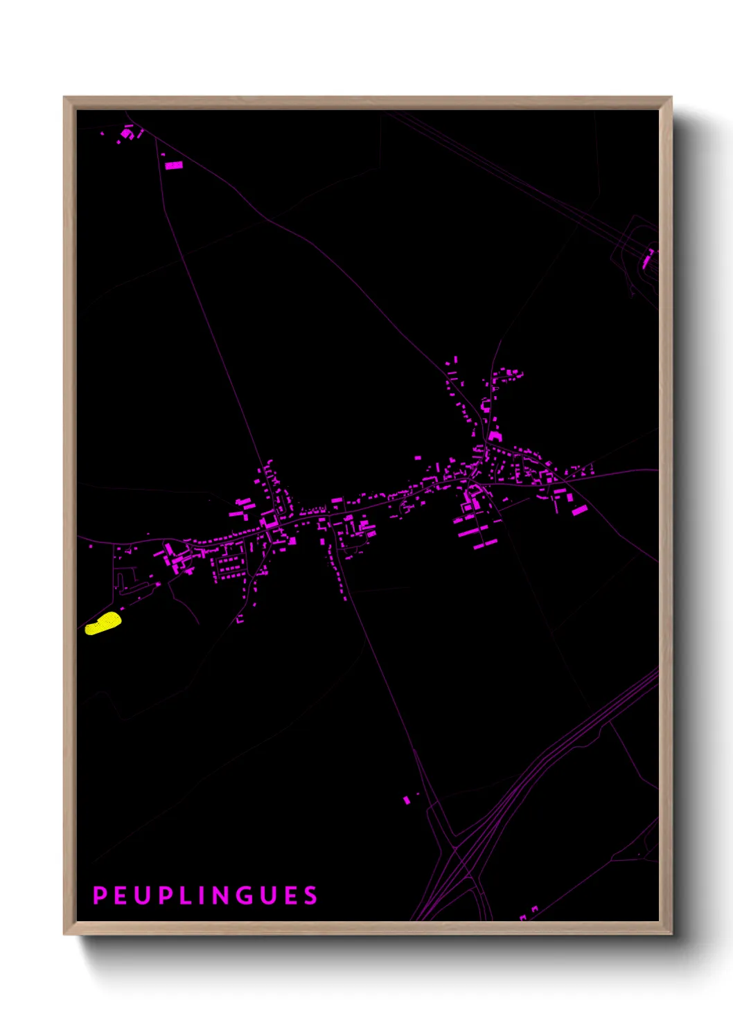 Un poster cartePeuplingues