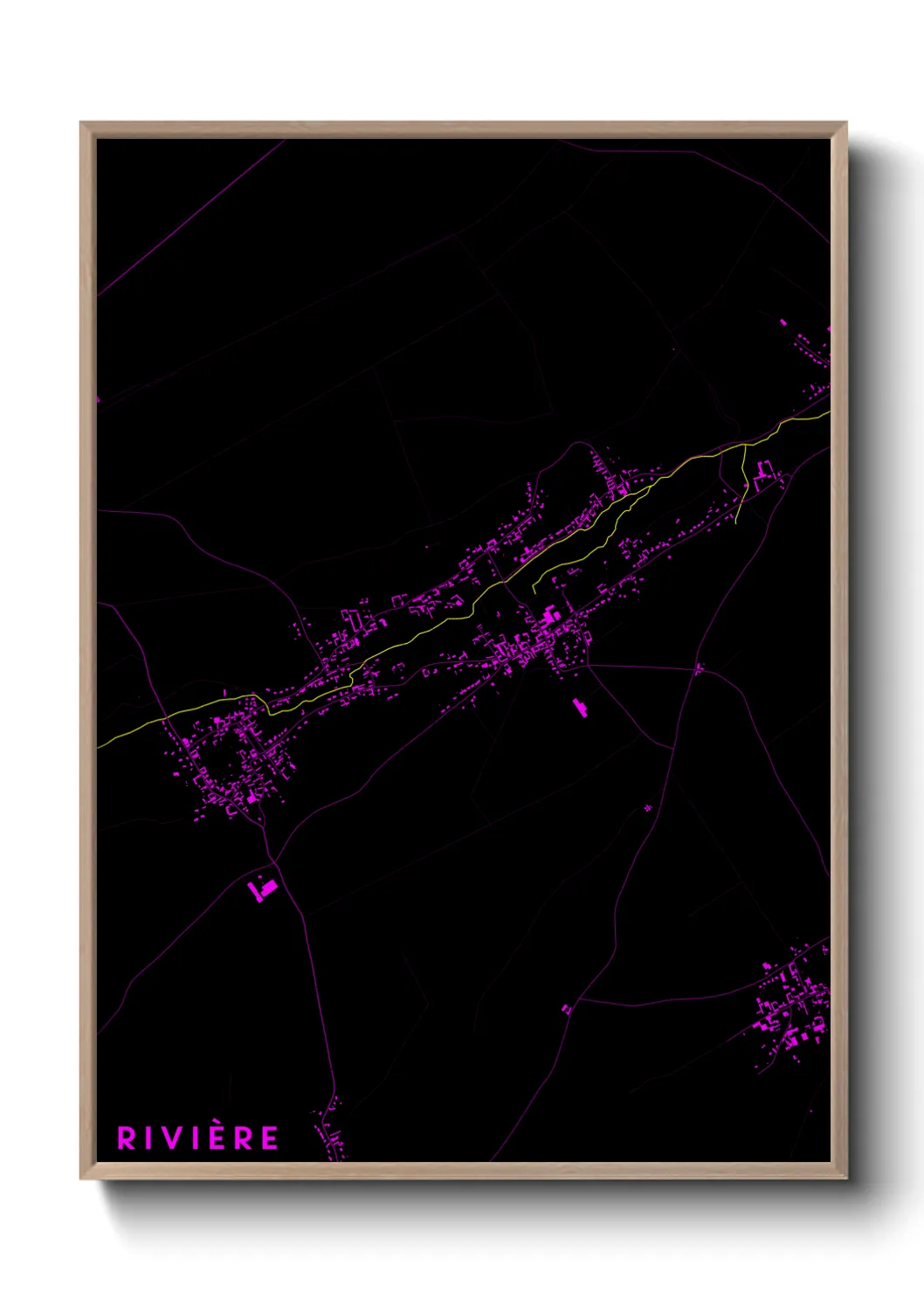 Un poster carteRivière