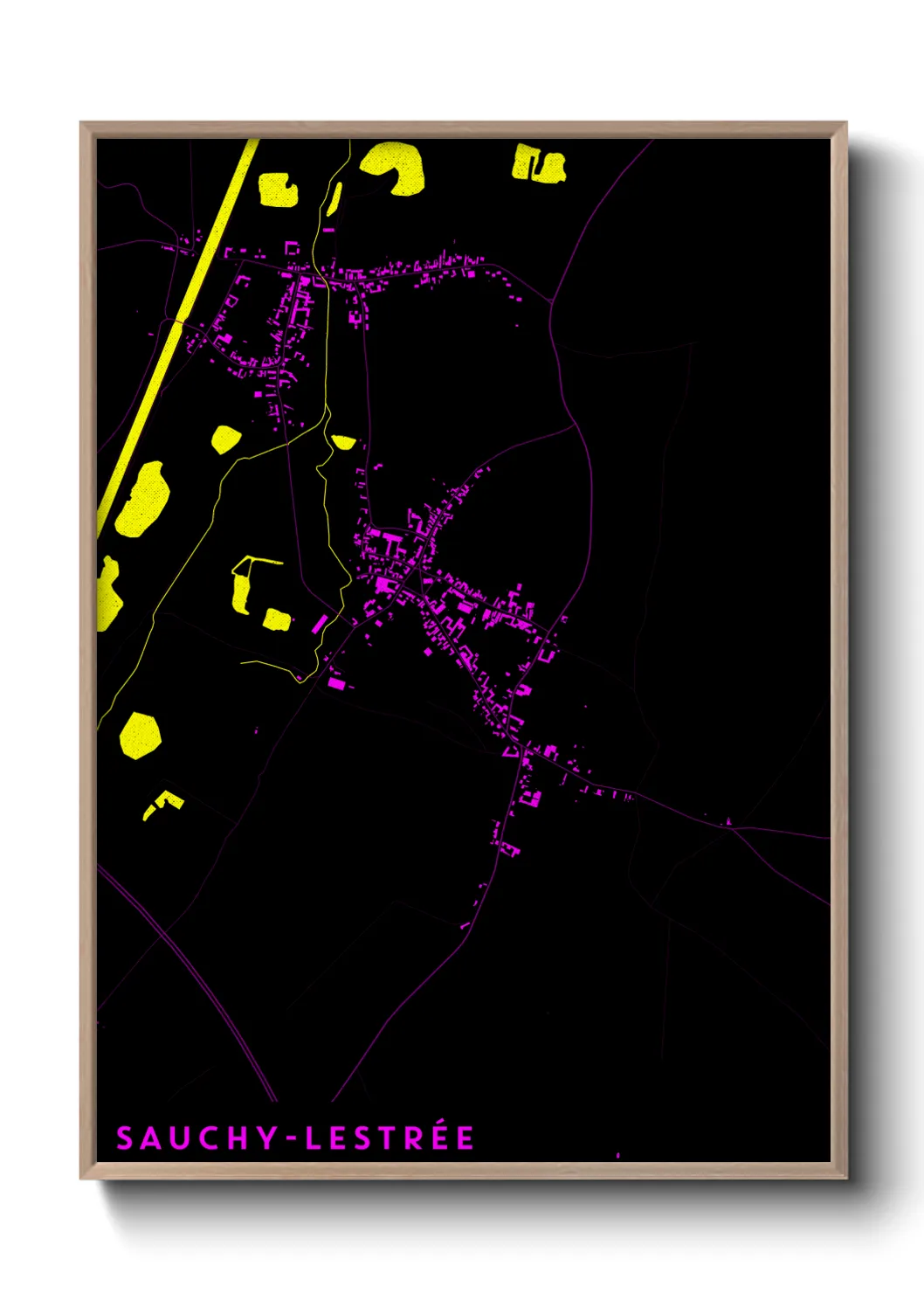 Un poster carteSauchy-Lestrée