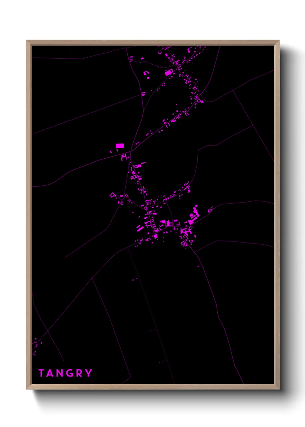 Une affiche de carte sur Tangry