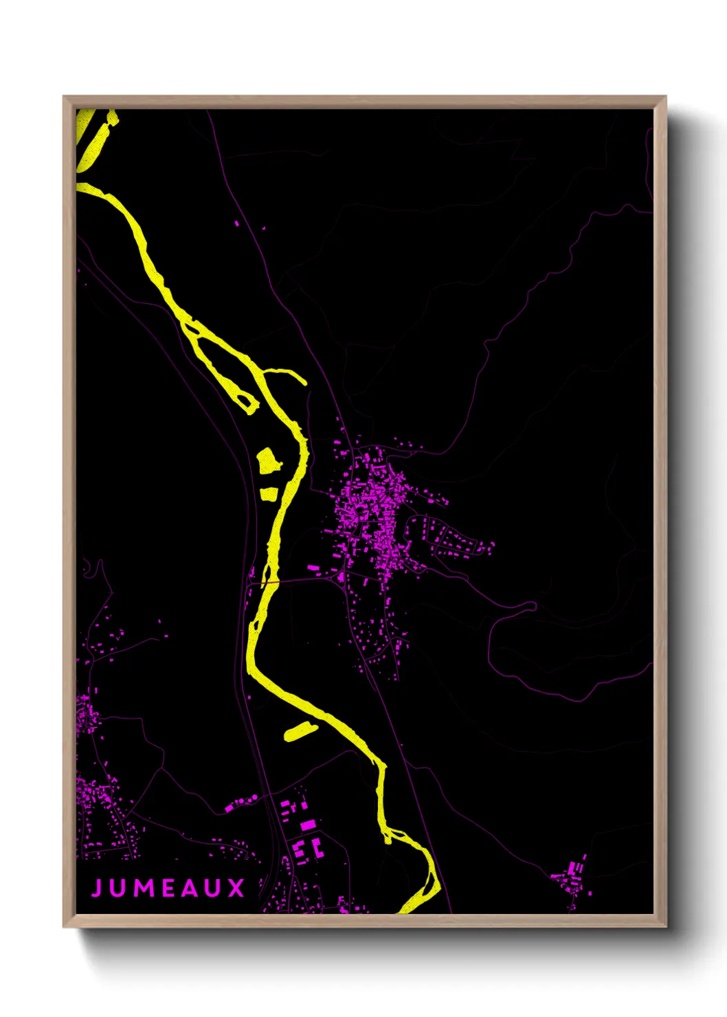 Une affiche de carte sur Jumeaux