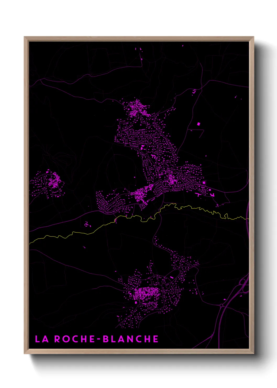 Un poster carteLa Roche-Blanche