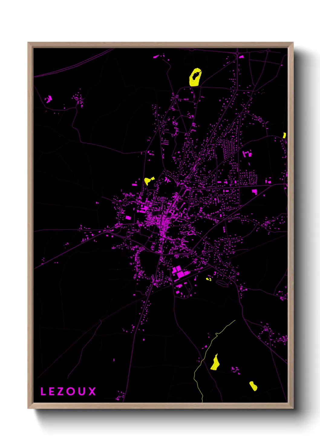 Un poster carteLezoux