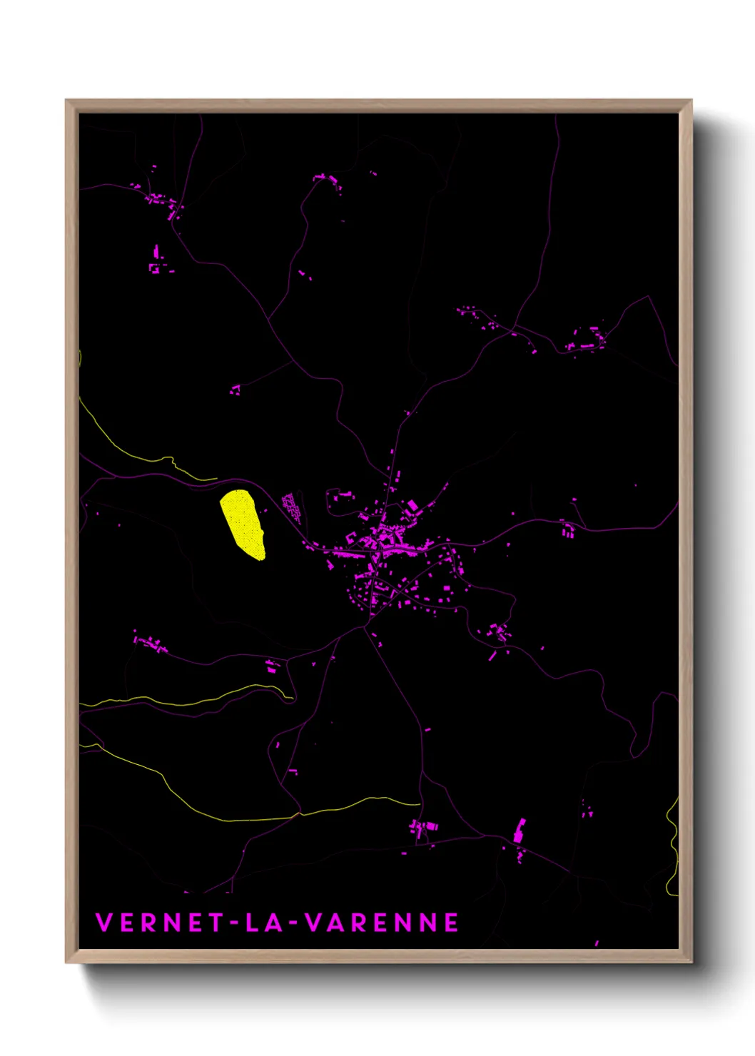 Un poster carteVernet-la-Varenne