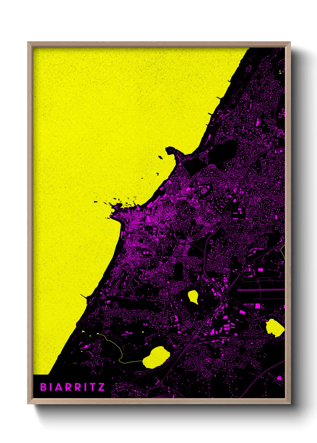 Un poster carteBiarritz