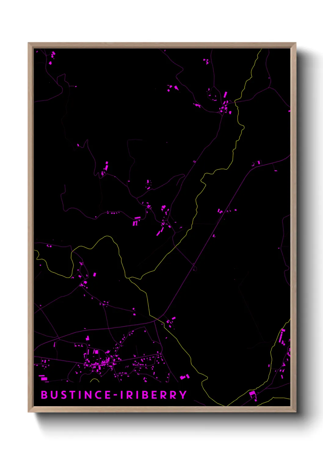 Un poster carteBustince-Iriberry