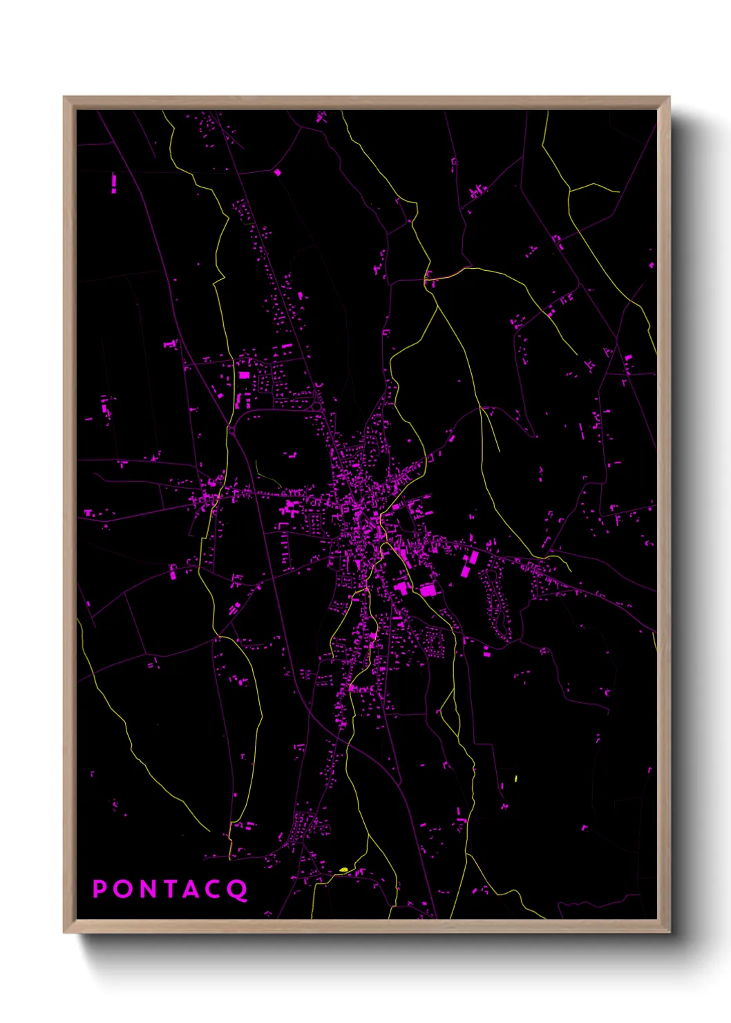 Un poster cartePontacq