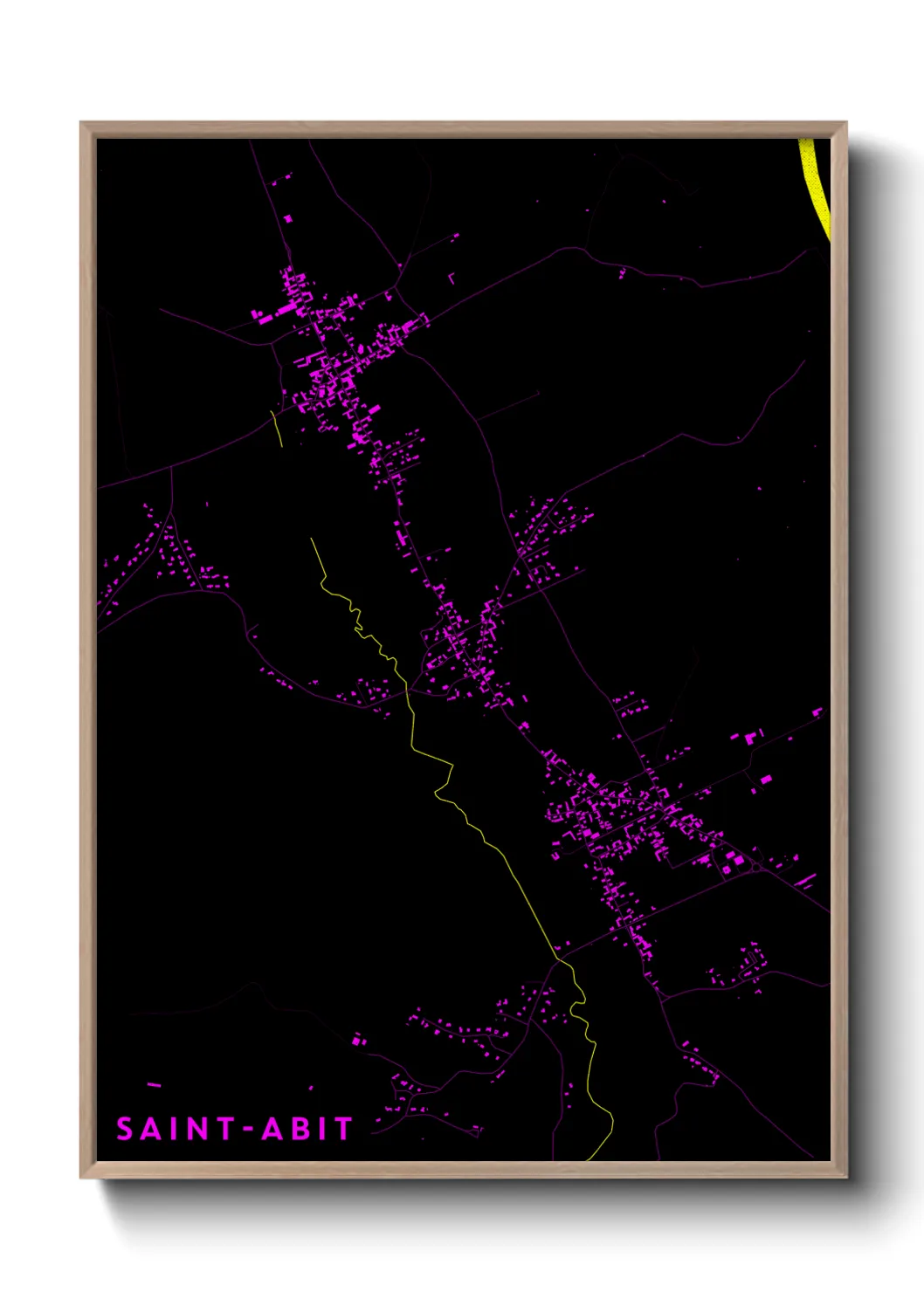 Un poster carteSaint-Abit