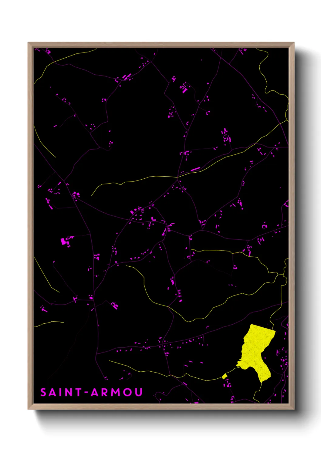 Un poster carteSaint-Armou