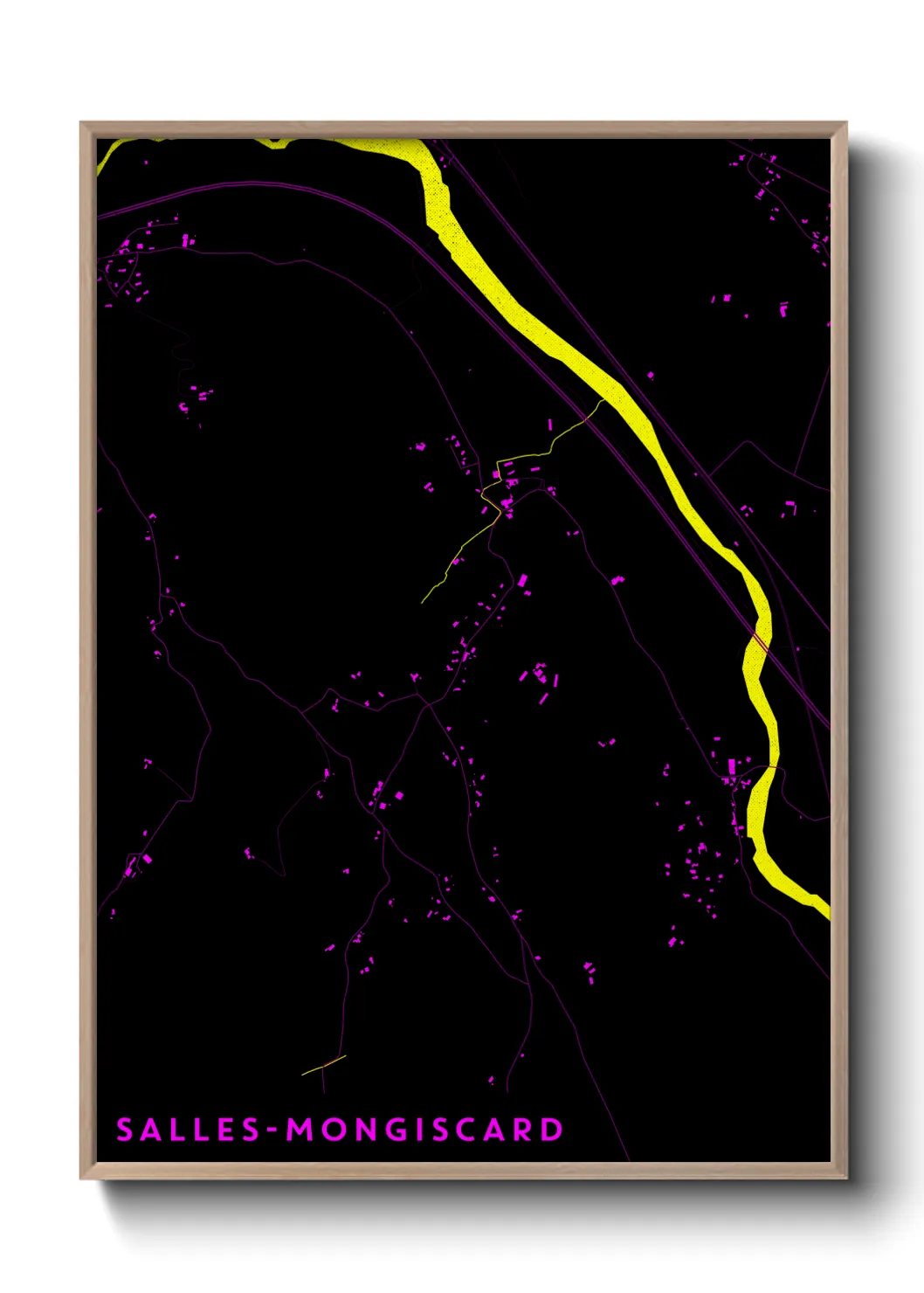 Un poster carteSalles-Mongiscard