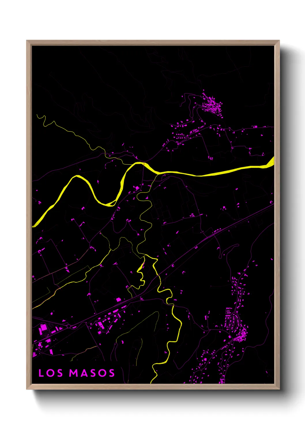 Une affiche de carte sur Los Masos