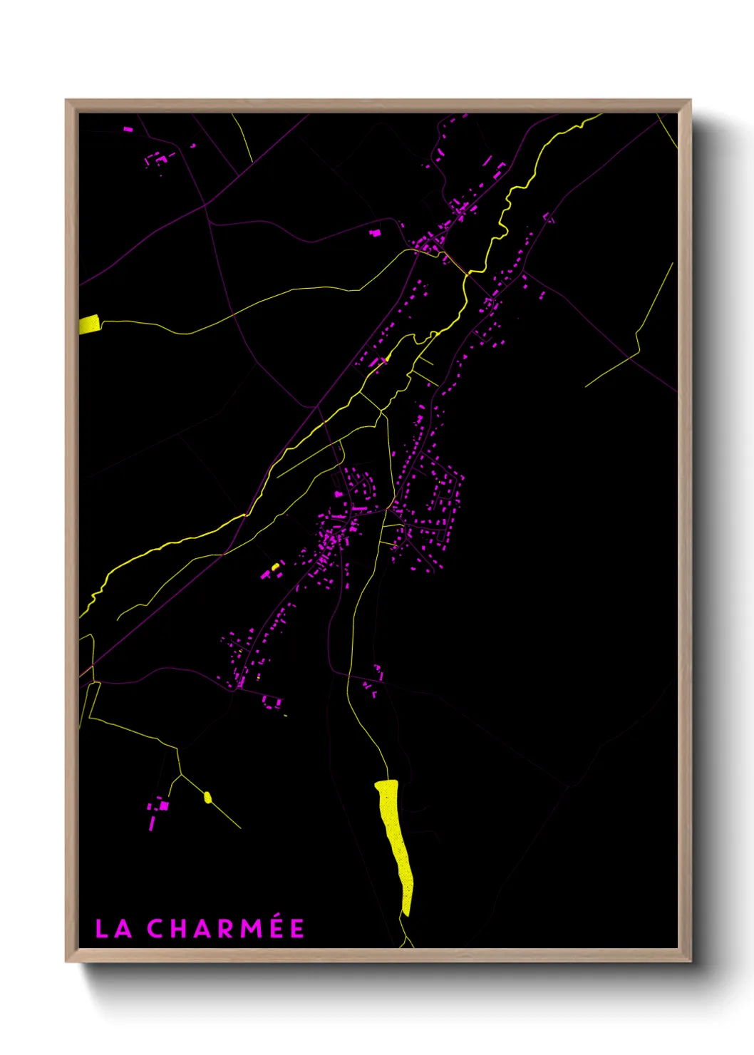 Un poster carteLa Charmée