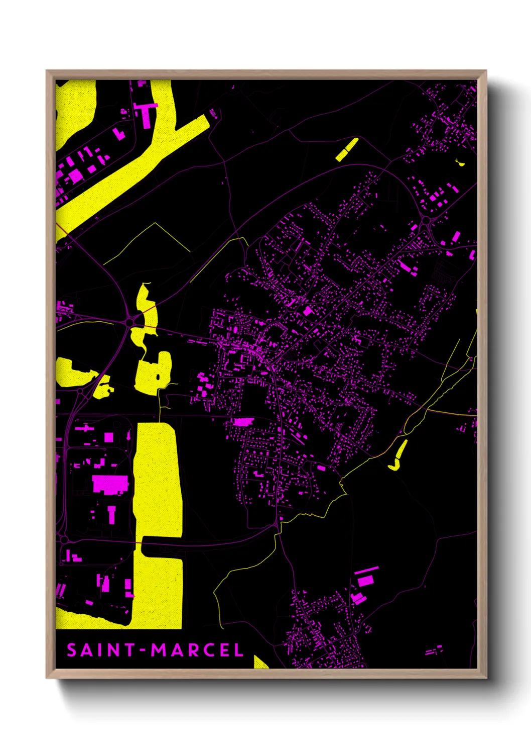 Un poster carteSaint-Marcel