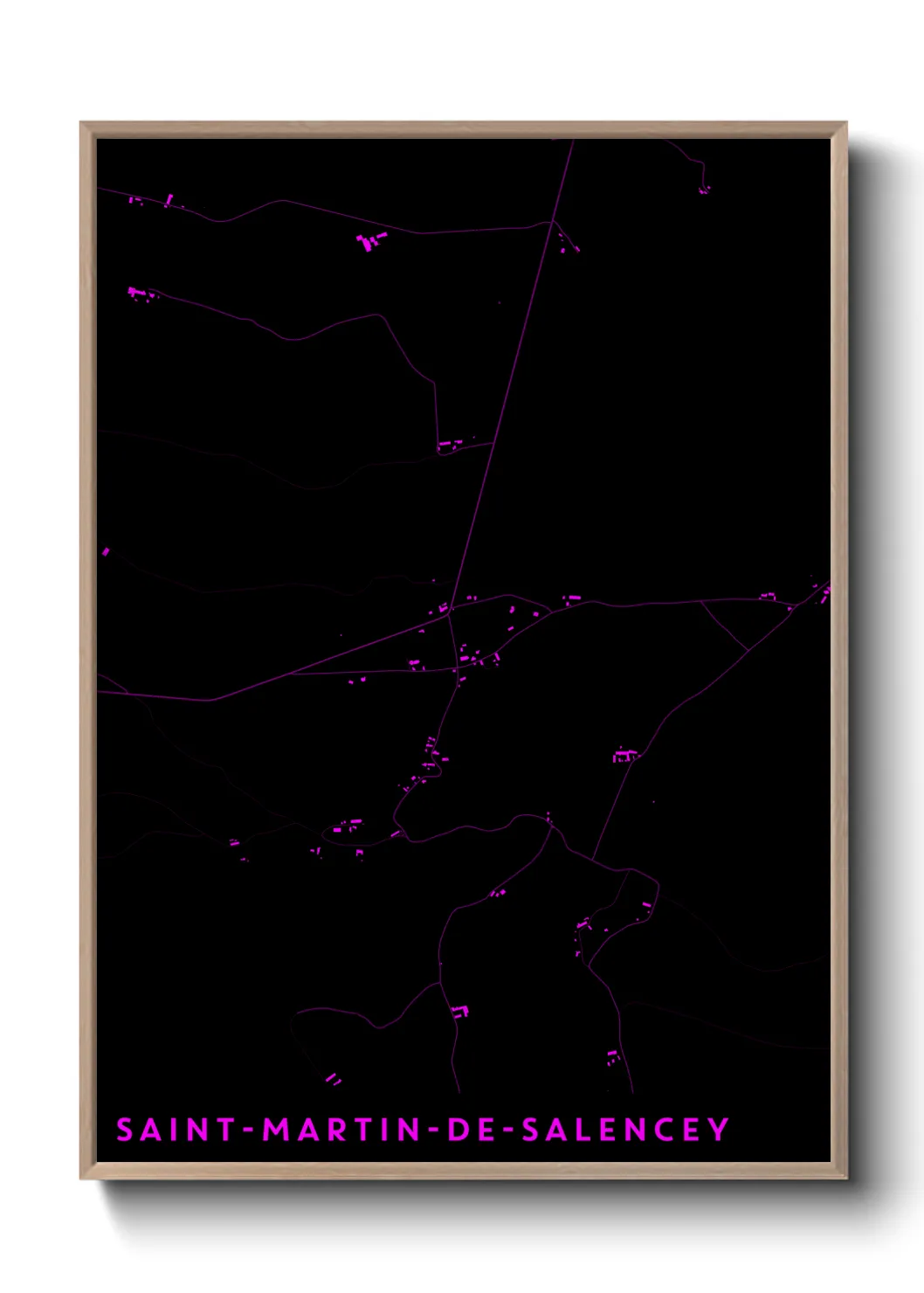 Un poster carteSaint-Martin-de-Salencey