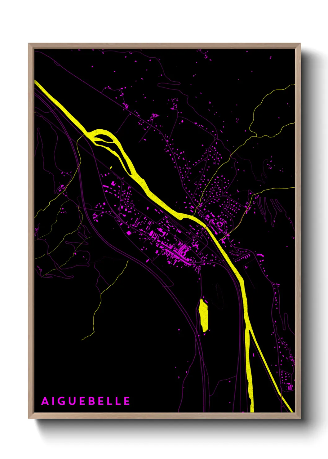 Un poster carteAiguebelle