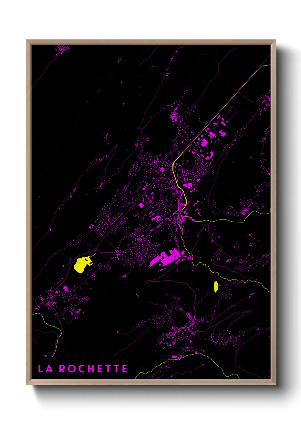 Un poster carteLa Rochette