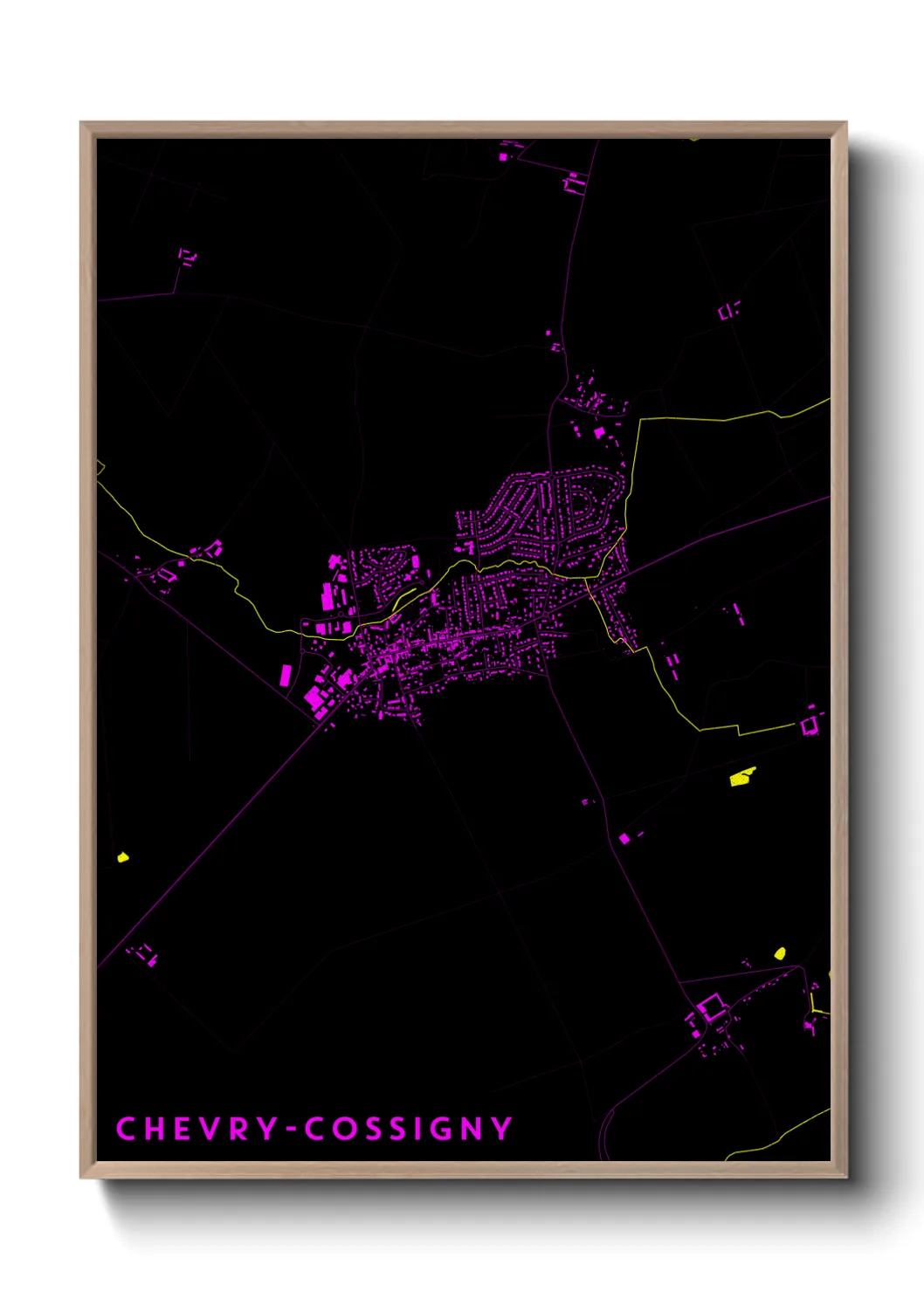 Un poster carteChevry-Cossigny