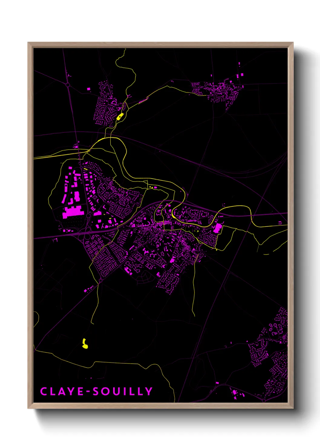 Un poster carteClaye-Souilly