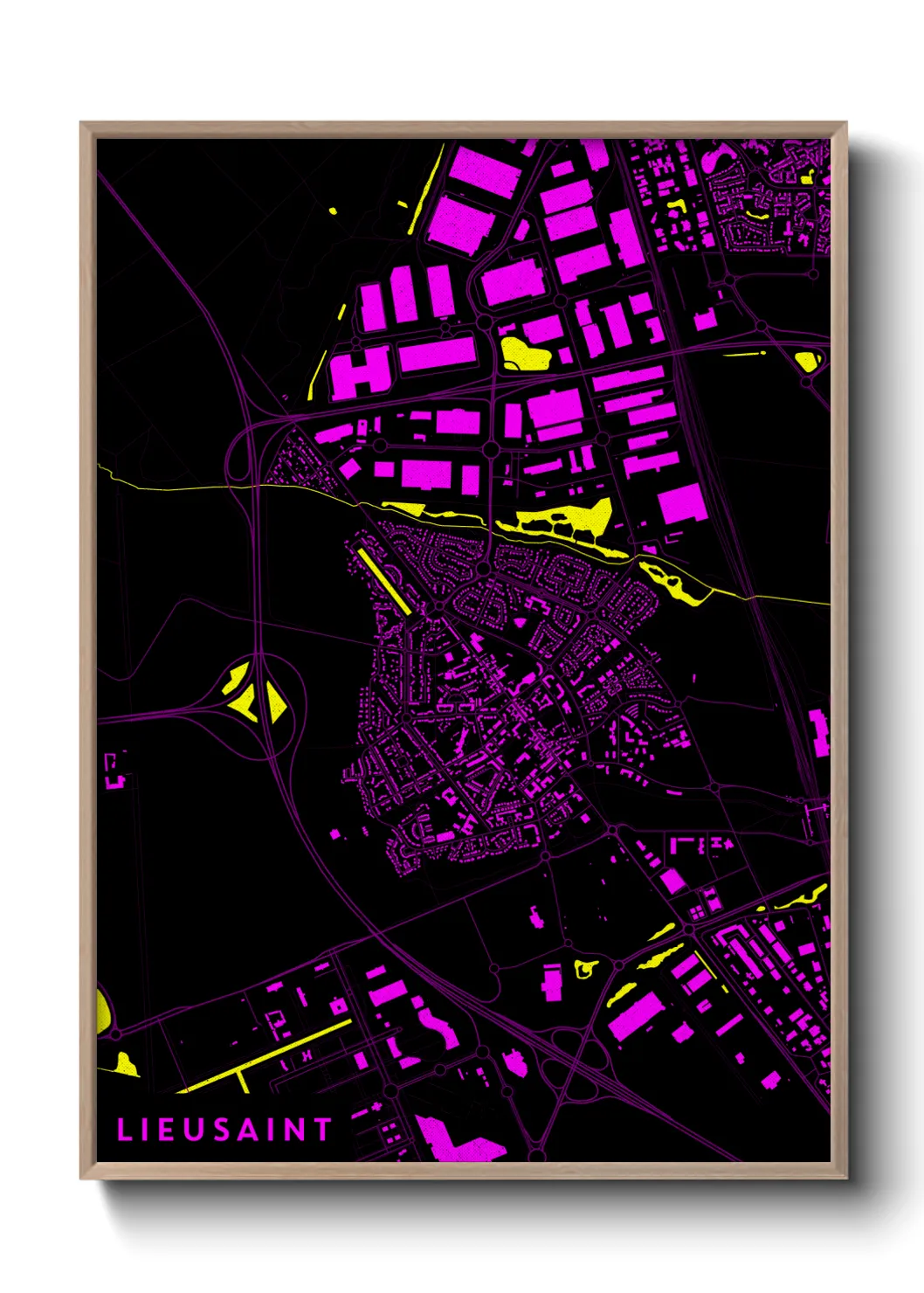 Un poster carteLieusaint